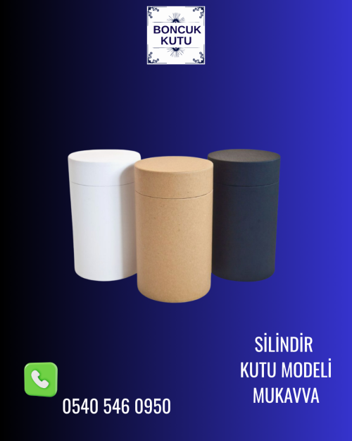 Silindir Karton Kutu